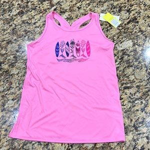Girls pink tank top
